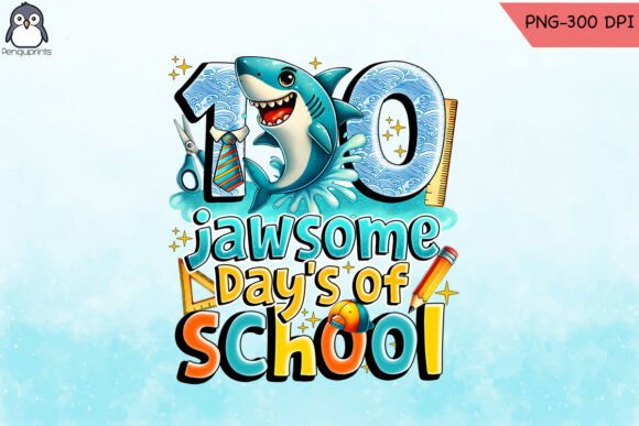 100 Jawsome Days of School PNG Review