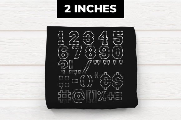 2 Inch Number Punctuation Rhinestone SVG Review