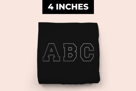 4 Inch Varsity Alphabet Rhinestone SVG Review