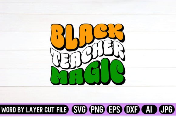 Black Teacher Magic Retro Design Review
