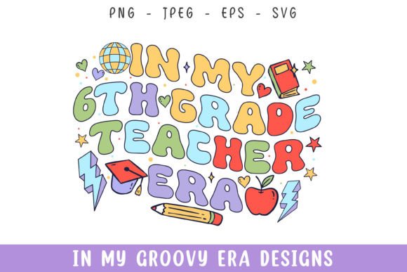 In My 6th Grade Teacher Era: Groovy Retro Review