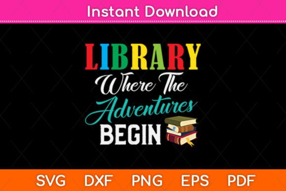 Library Where the Adventures Begin SVG Review
