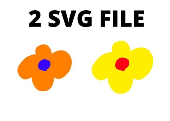 Orange Yellow Flower SVG Craft File POD Review