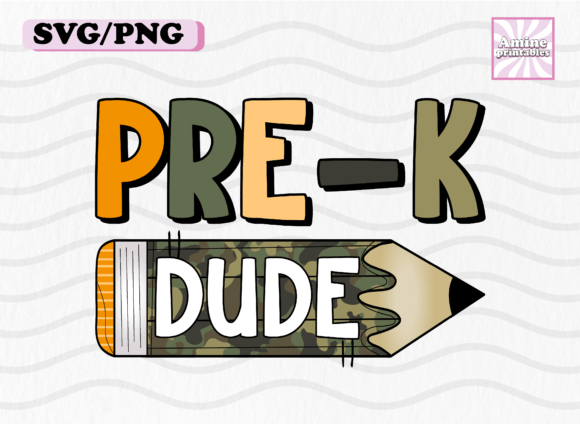 Pre K School Camo Pencil Doodle Teacher Review