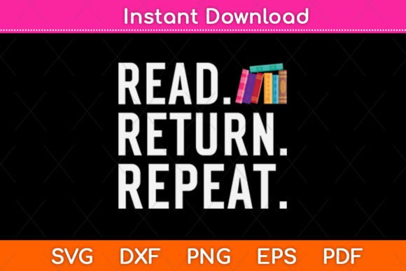 Read Return Repeat SVG: An Embroidery Review