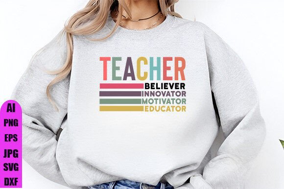 Retro Teacher PNG: A Sublimation & Embroidery Review