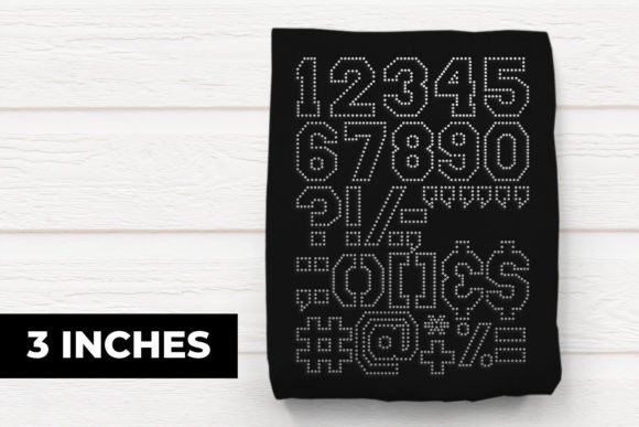 Review: 3 Inch Number Punctuation Rhinestone SVG
