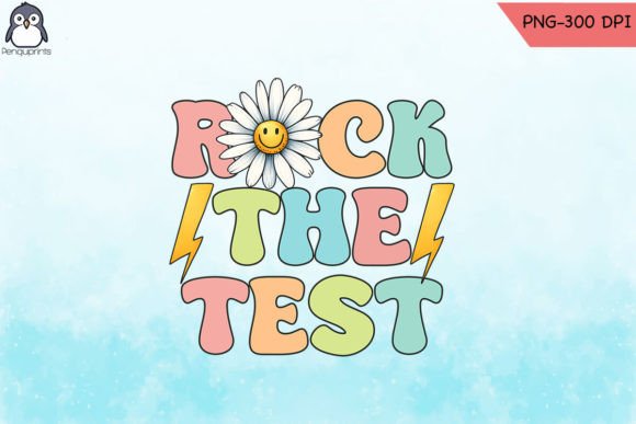 Review: Rock the Test Retro Groovy Teacher PNG