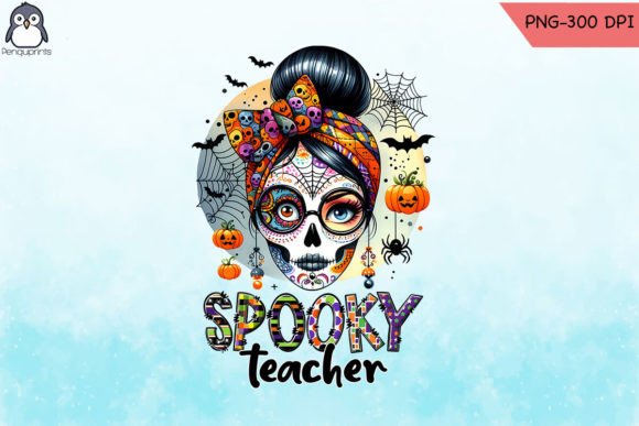 Spooky Teacher Funny Halloween PNG Review