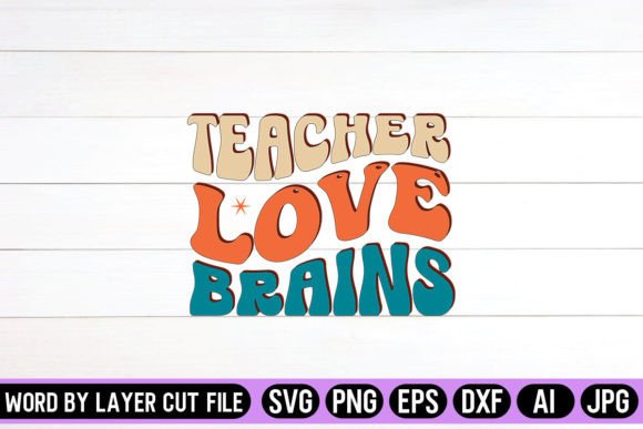 Teacher Love Brains Retro Design: An Embroidery Review