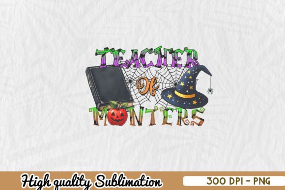 Teacher of Monsters Funny Halloween PNG Review
