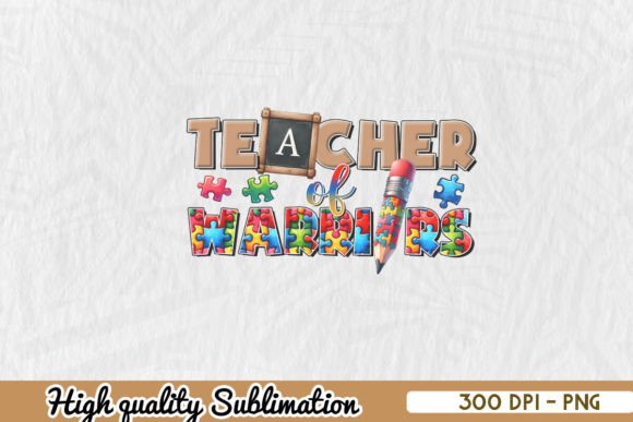 Teacher of Warriors Autism Awareness PNG Review